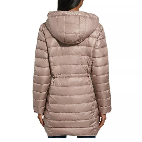 NWT Kenneth Cole Womens Quilted Anorak Winter Jacket Coat Size M $100 II471 - Picture 2 of 3